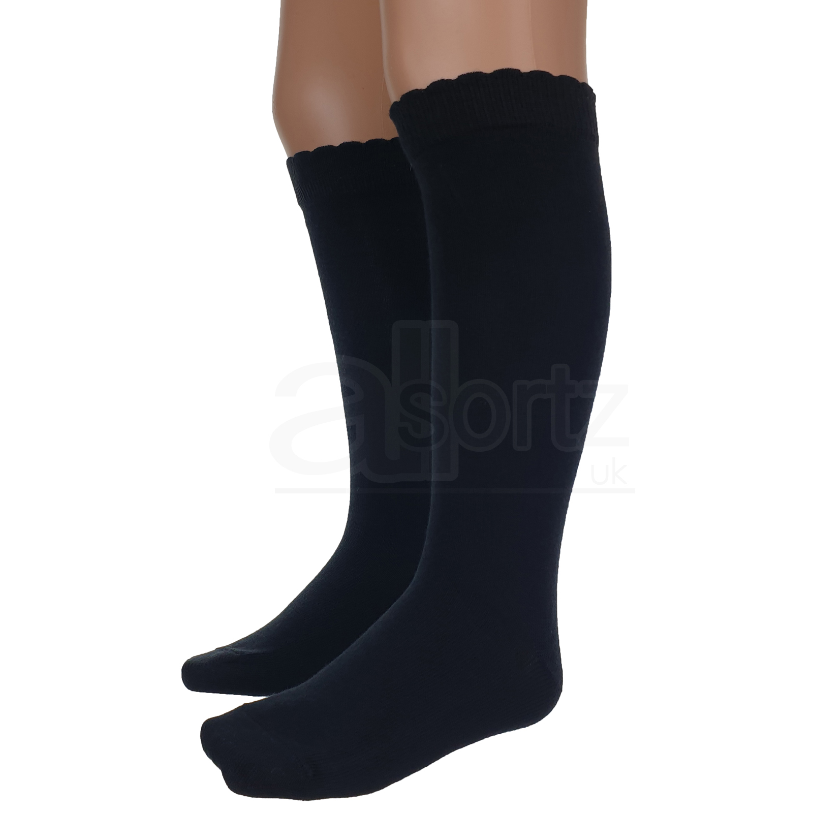 5 Pairs Cotton Rich Knee High Socks Plain Girls Childrens School New Size M S L - Picture 15 of 16