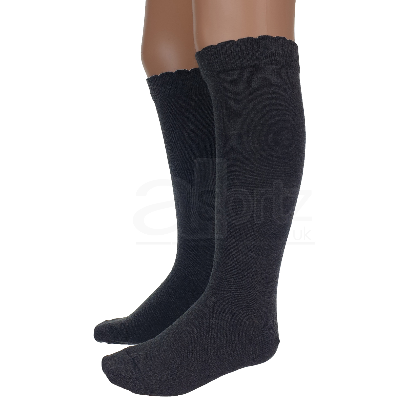 5 Pairs Cotton Rich Knee High Socks Plain Girls Childrens School New Size M S L - Picture 13 of 16