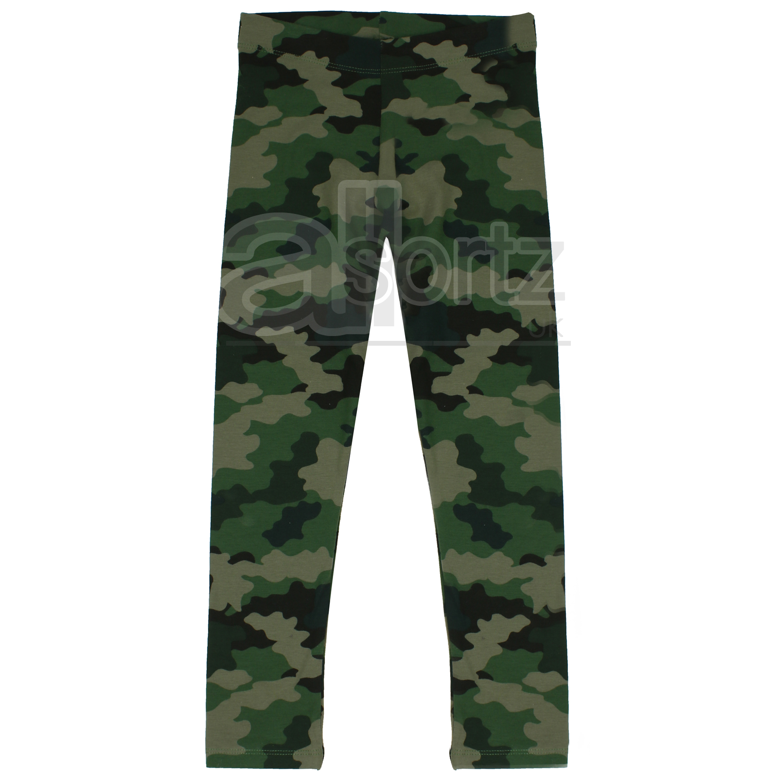 Girls UK Store Cotton Rich Stretch Leggings Camo Dotty Ditsy Floral M S L Age - Picture 6 of 6