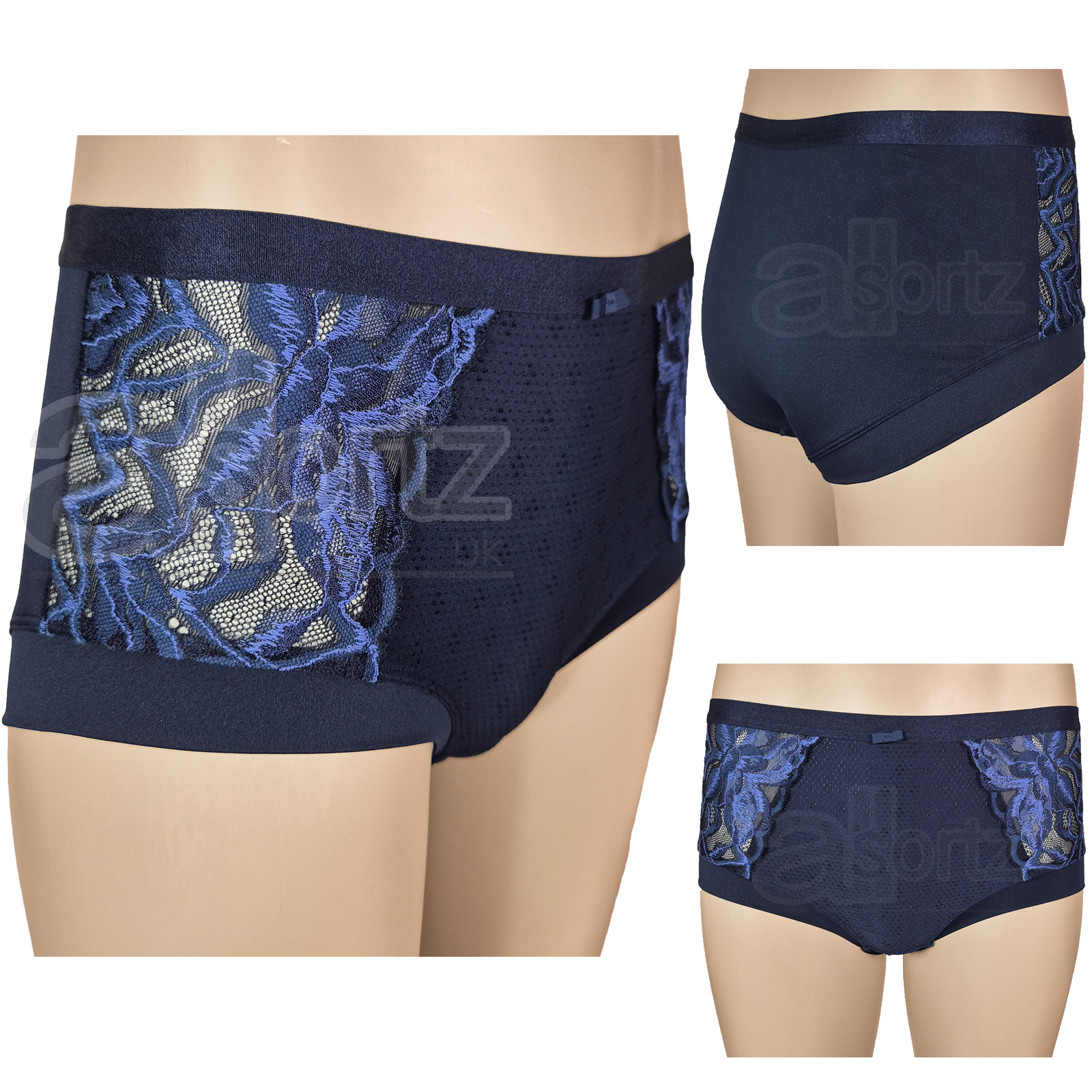 Ladies High Rise Shorts Briefs Knickers ex M S Multiple Colours New UK Size - Picture 18 of 18