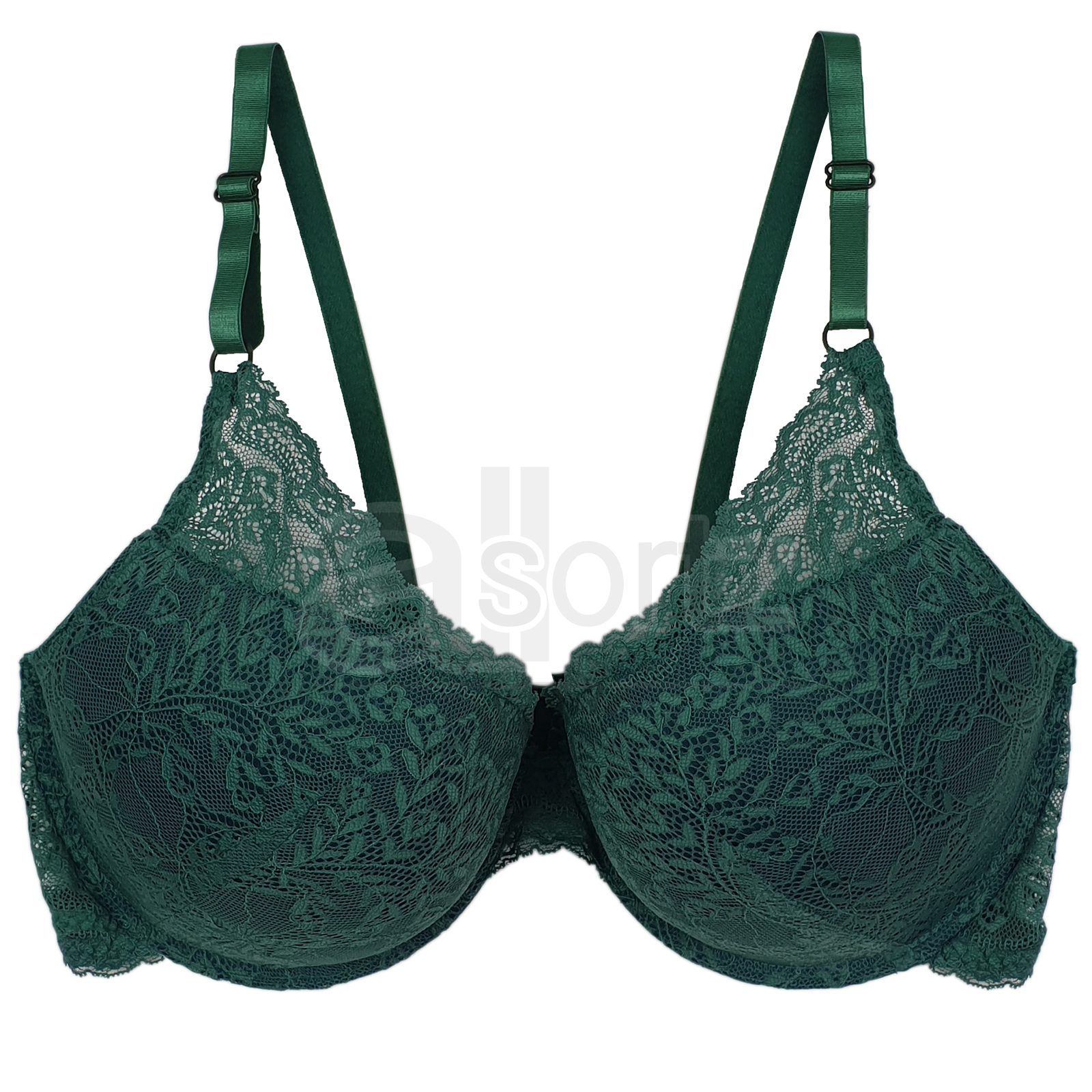 Ladies Cotton Rich Padded Bra ex M S Sexy Lace Firm Underwired UK Size 38C 40B
