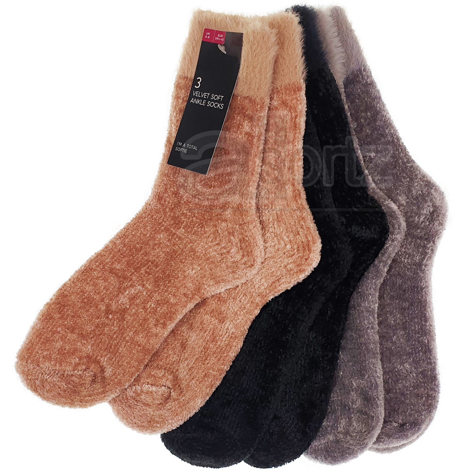 ankle socks girl flexi nude New Ladies 3 Pairs Winter Warm Velvet Soft Ankle Socks ex M S Loungewear  Size | eBay