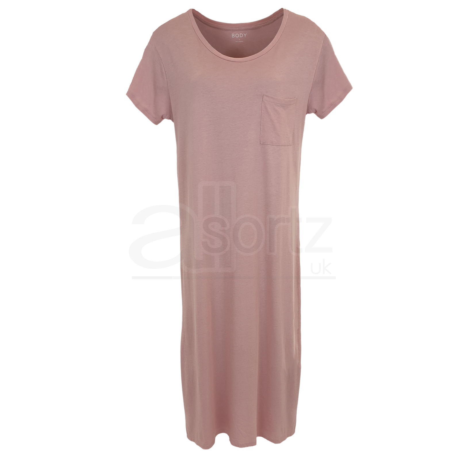 Ladies ex M S Cotton Modal Short Sleeve Longer Nightdress Womens