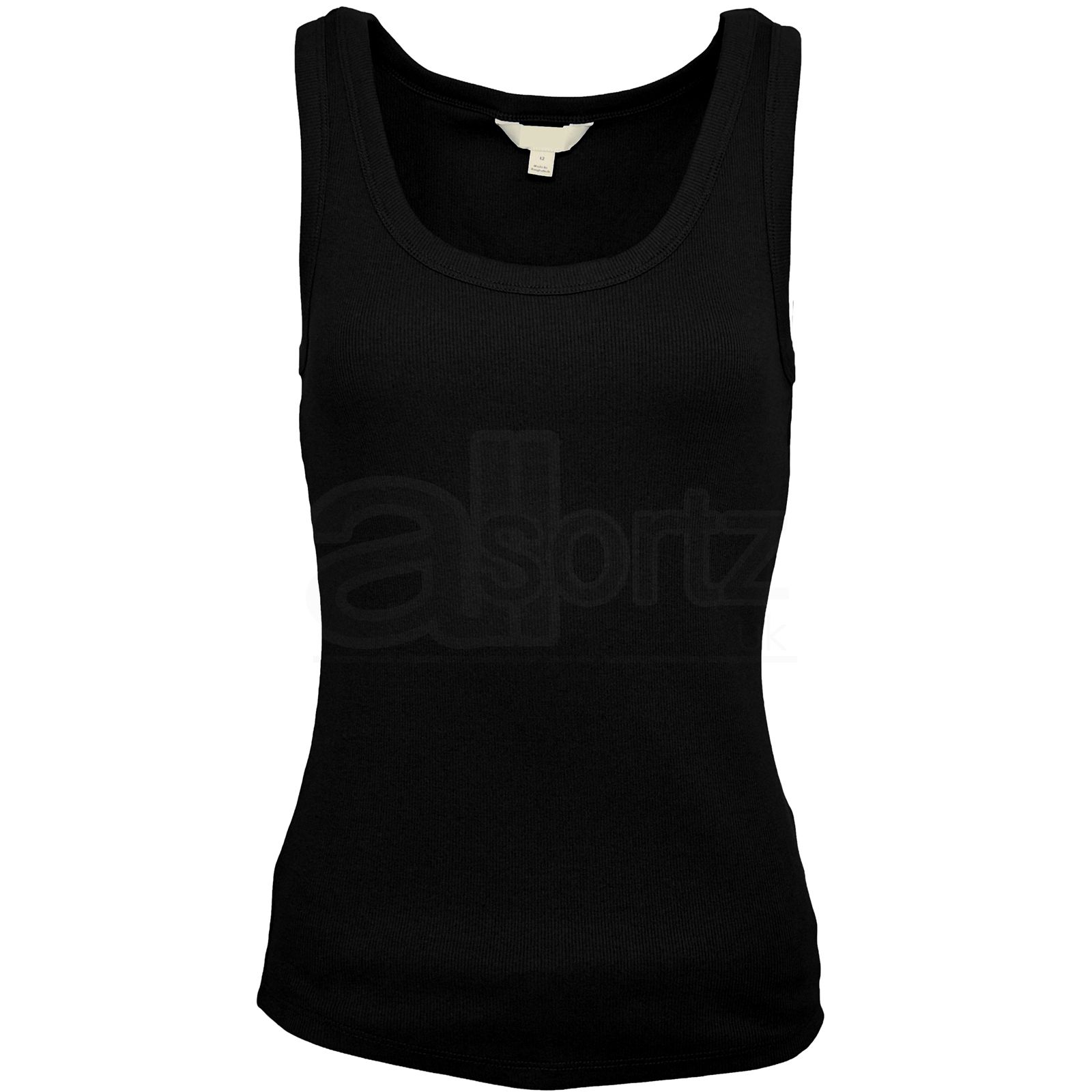 Ladies Cotton Rich Vest Top ex M S Summer Sun Ribbed Stretch Sleeveless UK Size
