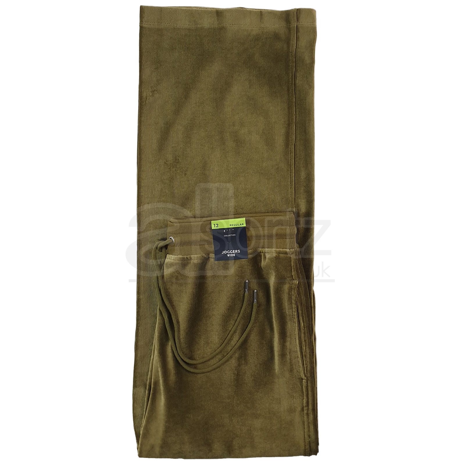 New Ladies Soft Velour Joggers Wide Leg Trousers Smart Casual Uk Size M S L - Picture 19 of 19
