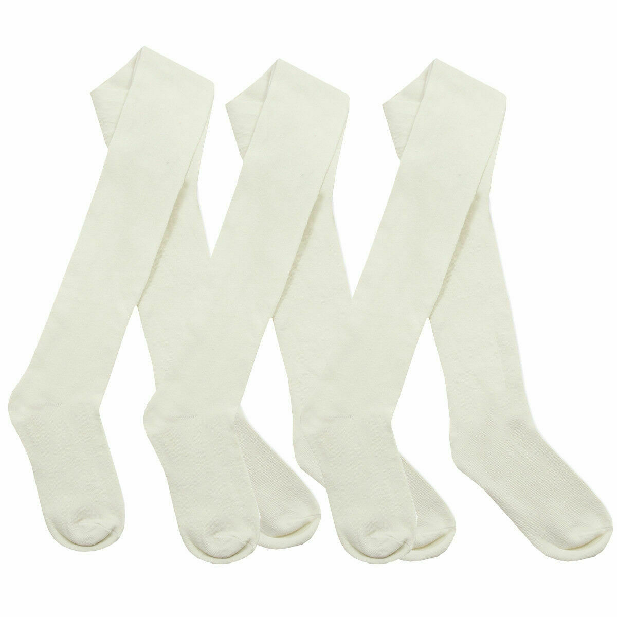 3 pares de medias escolares lisas ricas en algodón para niñas edad inteligente invierno cálido - Imagen 9 de 9