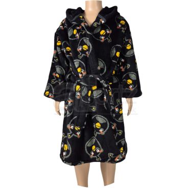 Boys Angry Birds Hooded Dressing Gown