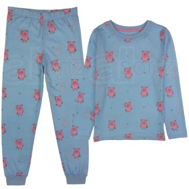 Childrens Boys Girls Percy Pyjamas