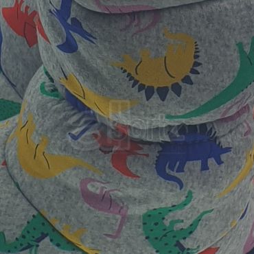 Childrens Grey Dinosaur Slipper Boots