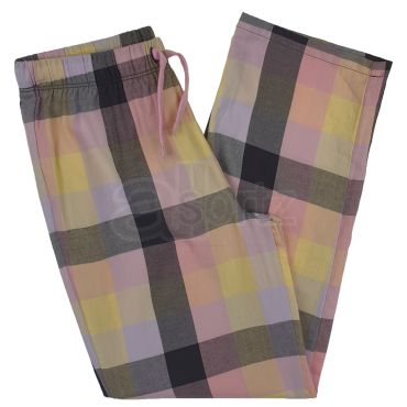 Girls Pastel Multicoloured Checked Pyjama Bottoms