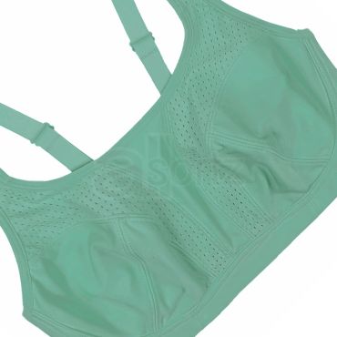 Ladies Aqua Non Wired Sports Bra