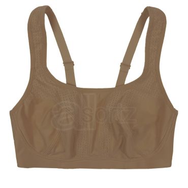 Ladies Nude Non Wired Sports Bra