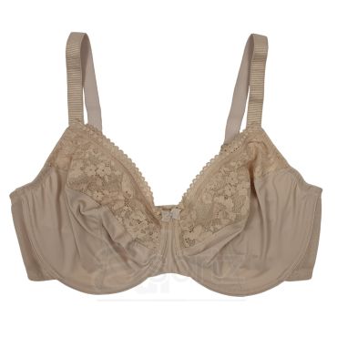 Ladies Underwired Full Cup Minimiser Bra (Nude)