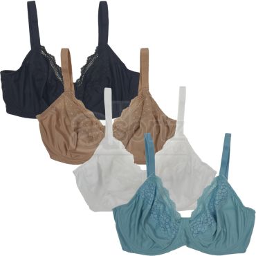 Ladies Underwired Full Cup Minimiser Bra