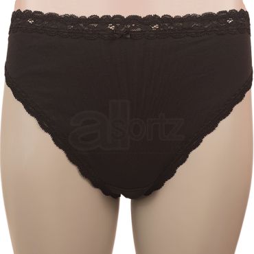 Ladies 3 Pack Cotton Rich Bikini Briefs Knickers