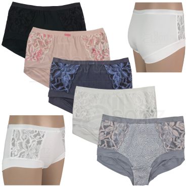 Ladies Embossed High Rise Shorts