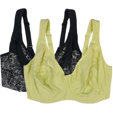 Multipack of 2 Ultimate Support Underwired Sports Bras