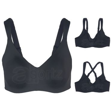 Ladies Black Flexible Fit Underwired Bra