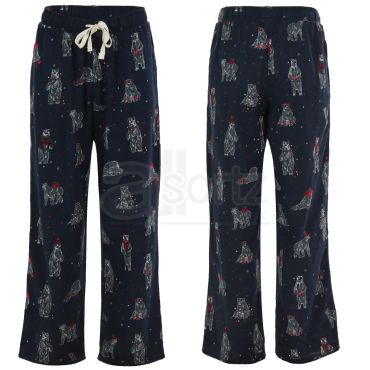Ladies Polar Bear Cotton Pyjama Bottoms
