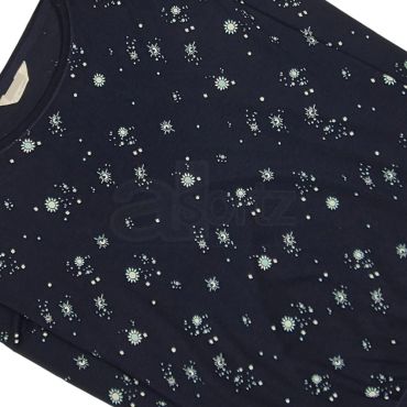 Ladies Celestial Print Cotton Pyjamas