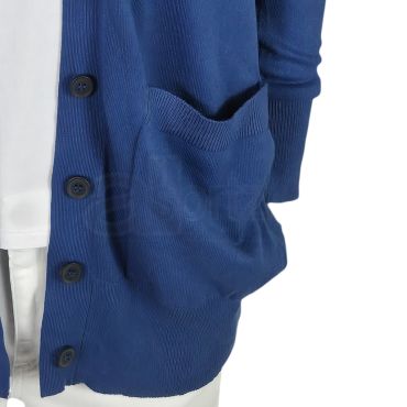 Ladies Plus Size Black Open Front Cardigan