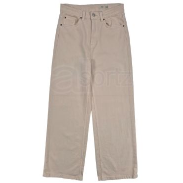 Ladies Wide Leg Denim Jeans