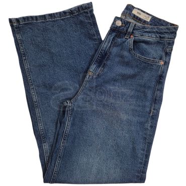 Ladies Wide Leg Denim Jeans