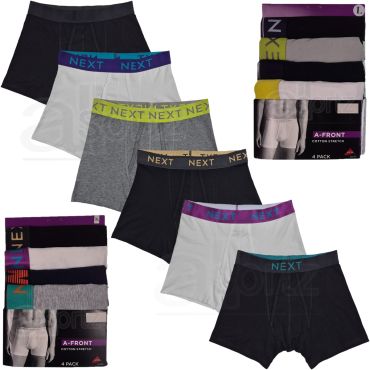 Mens 3-Pack Stretch Cotton Rich Trunks