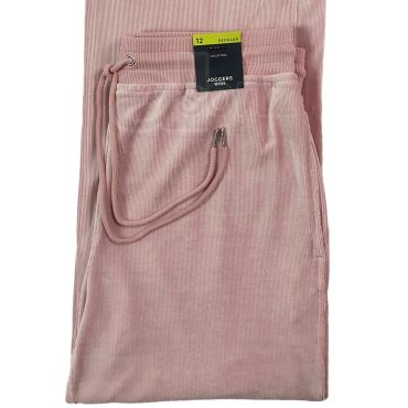 Ladies Velour Wide Leg Joggers
