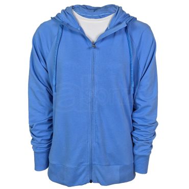 Ladies Cotton Rich Zip Hoodie