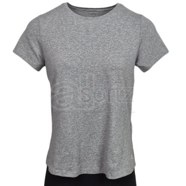 Ladies Cotton Rich Side Stripe Sports T-shirt Top