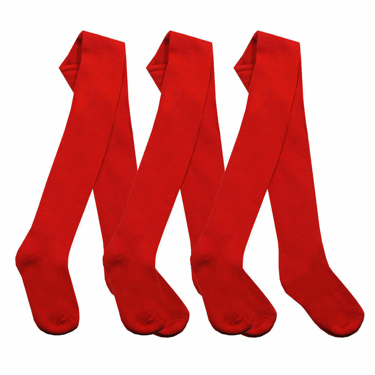 3 pares de medias escolares lisas ricas en algodón para niñas edad inteligente invierno cálido - Imagen 3 de 9