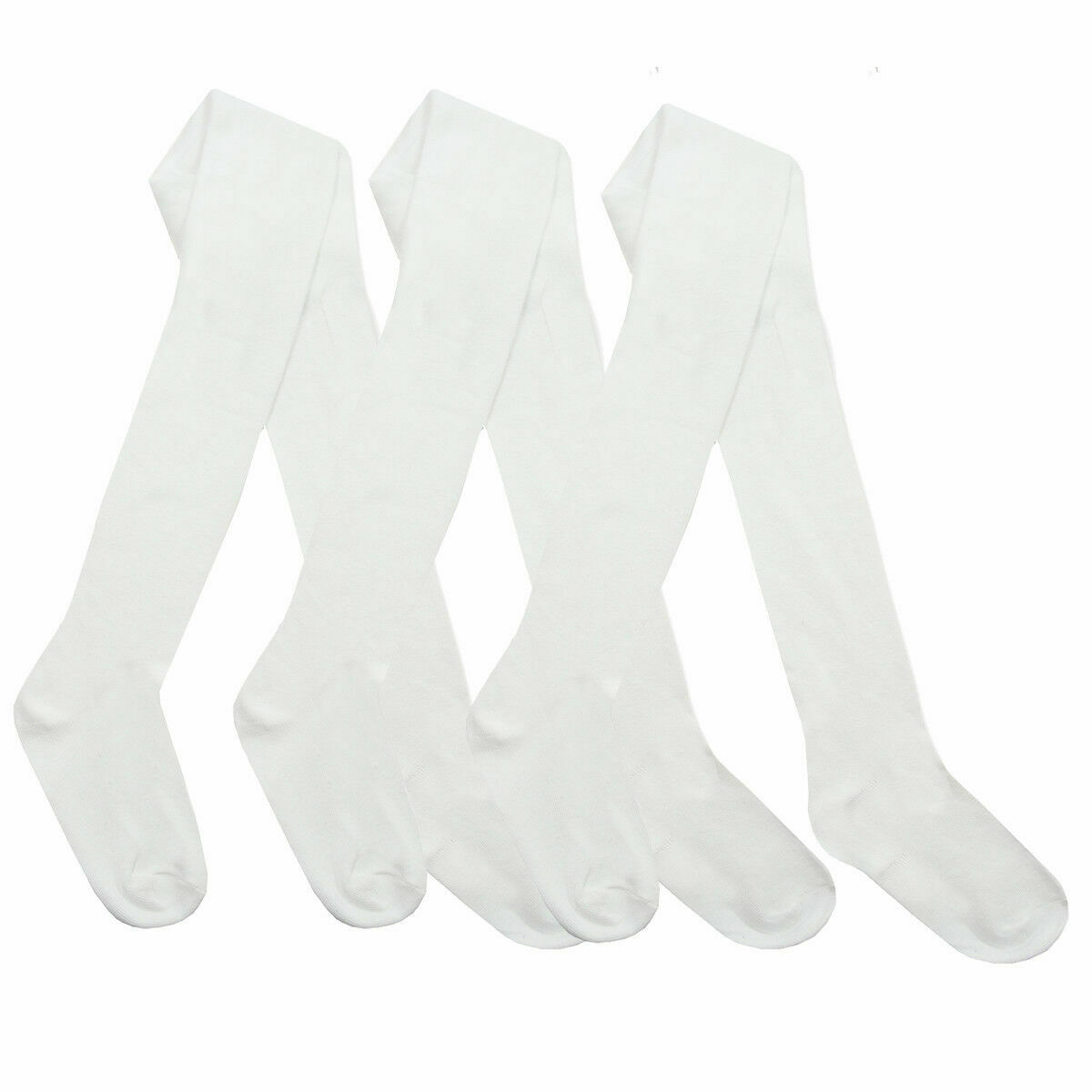 3 pares de medias escolares lisas ricas en algodón para niñas edad inteligente invierno cálido - Imagen 6 de 9