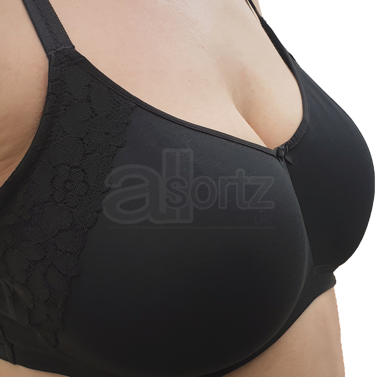 Ladies M S Cotton Rich Bra Smoothing Underwired Full Cup TShirt